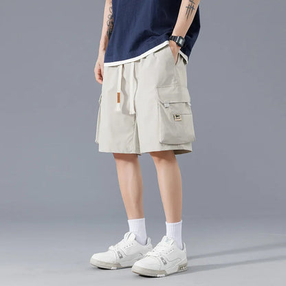 Men's Relaxed Cargo Shorts with Pockets