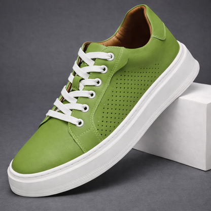 Men's Genuine Leather Orthopedic Sneakers