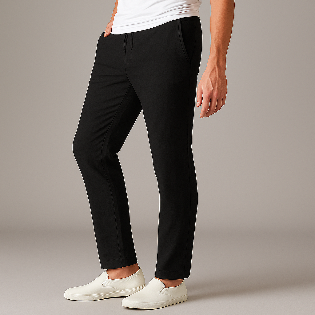 Men's Linen Drawstring Pants