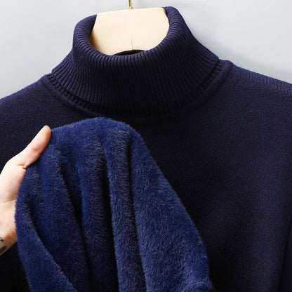 Men's Merino Wool Turtleneck Sweater