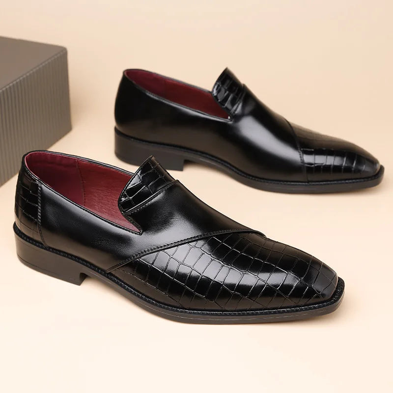 Men's Italian Leather Orthopedic Slip-On Loafers
