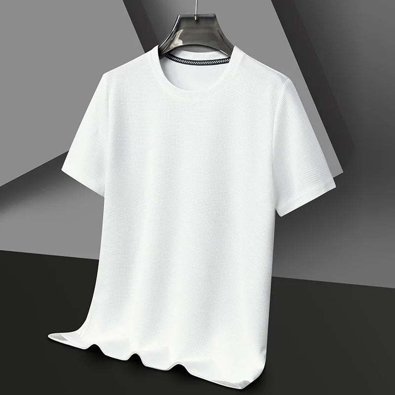Men's Waffle Knit Crewneck T-Shirt