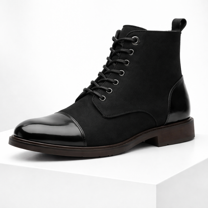 Men's Italian Leather Orthopedic Ankle Boots