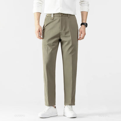 Men's Straight-Leg Dress Pants