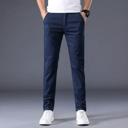 Calvero Slim Fit Cotton Dress Pants