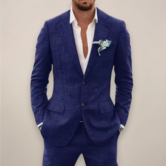Two Piece Single Breasted Suit – Men's Summer Event Suit | Gavin