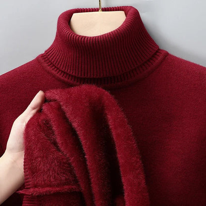 Men's Merino Wool Turtleneck Sweater