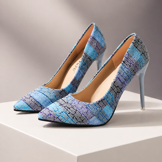Women's Pointed-Toe Stiletto Heels – Genuine Leather
