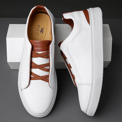 Men's Pebbled Leather Dress Shoes