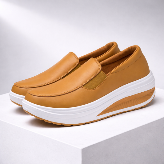 Women's Genuine Leather Orthopedic Sneakers