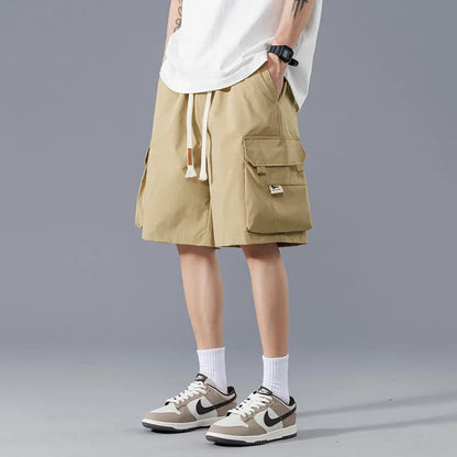Men's Relaxed Cargo Shorts with Pockets