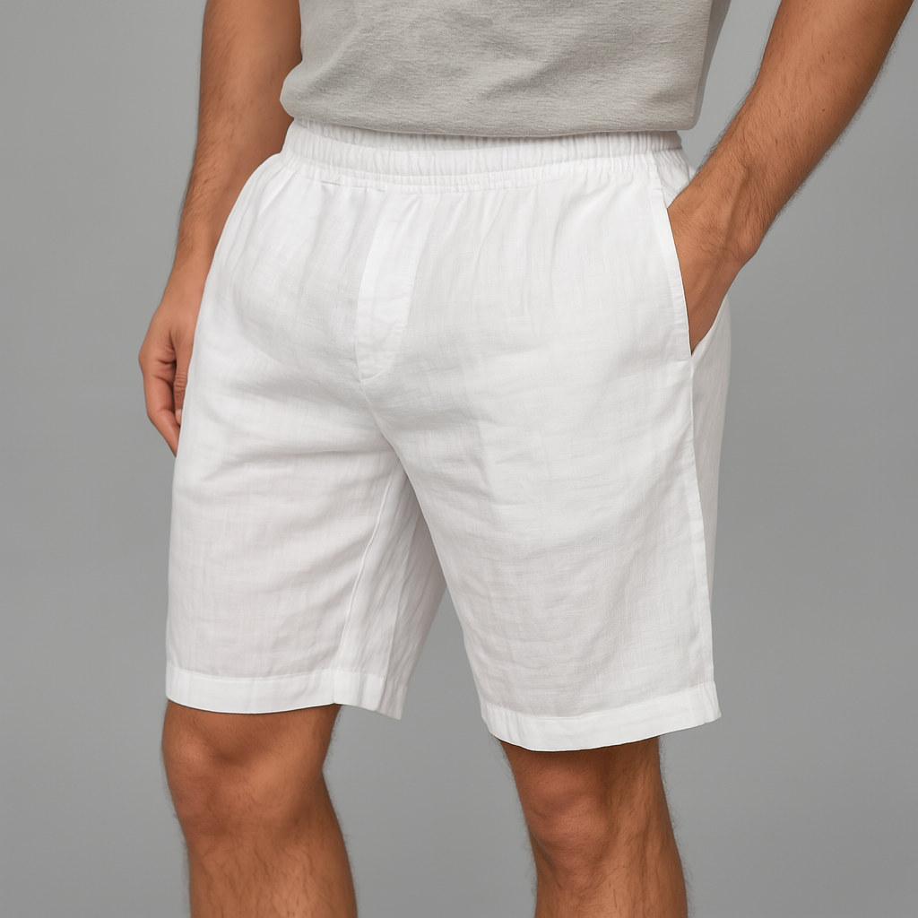 Men's Linen Drawstring Shorts
