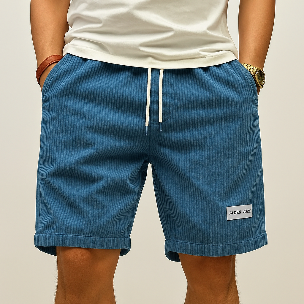 Men's Corduroy Drawstring Shorts