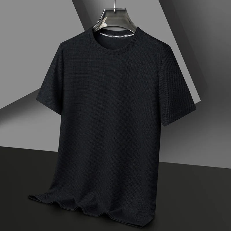 Men's Waffle Knit Crewneck T-Shirt