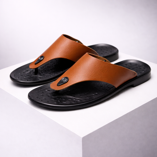 Women's Genuine Leather Cushioned Sandals