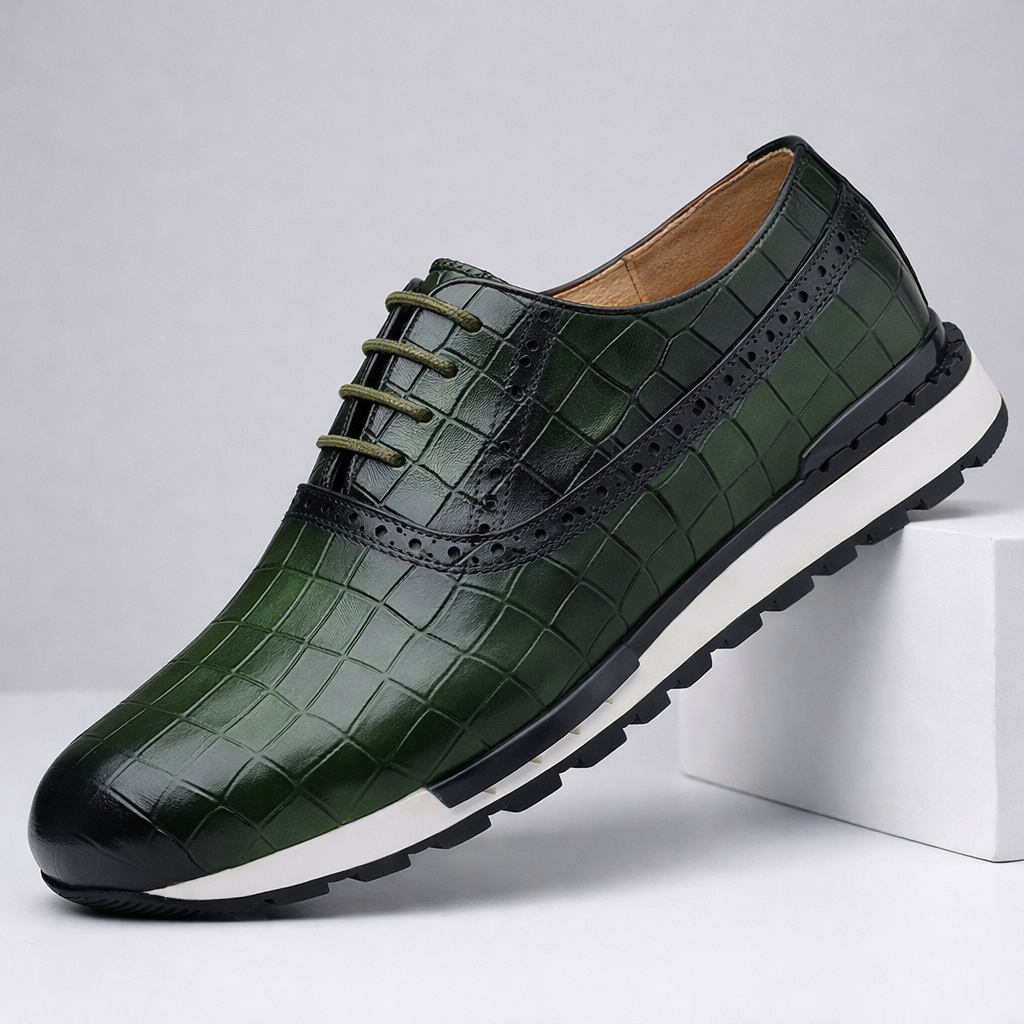 Men's Genuine Leather Orthopedic Dress Shoes