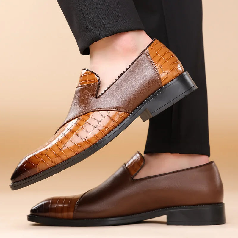 Men's Italian Leather Orthopedic Slip-On Loafers