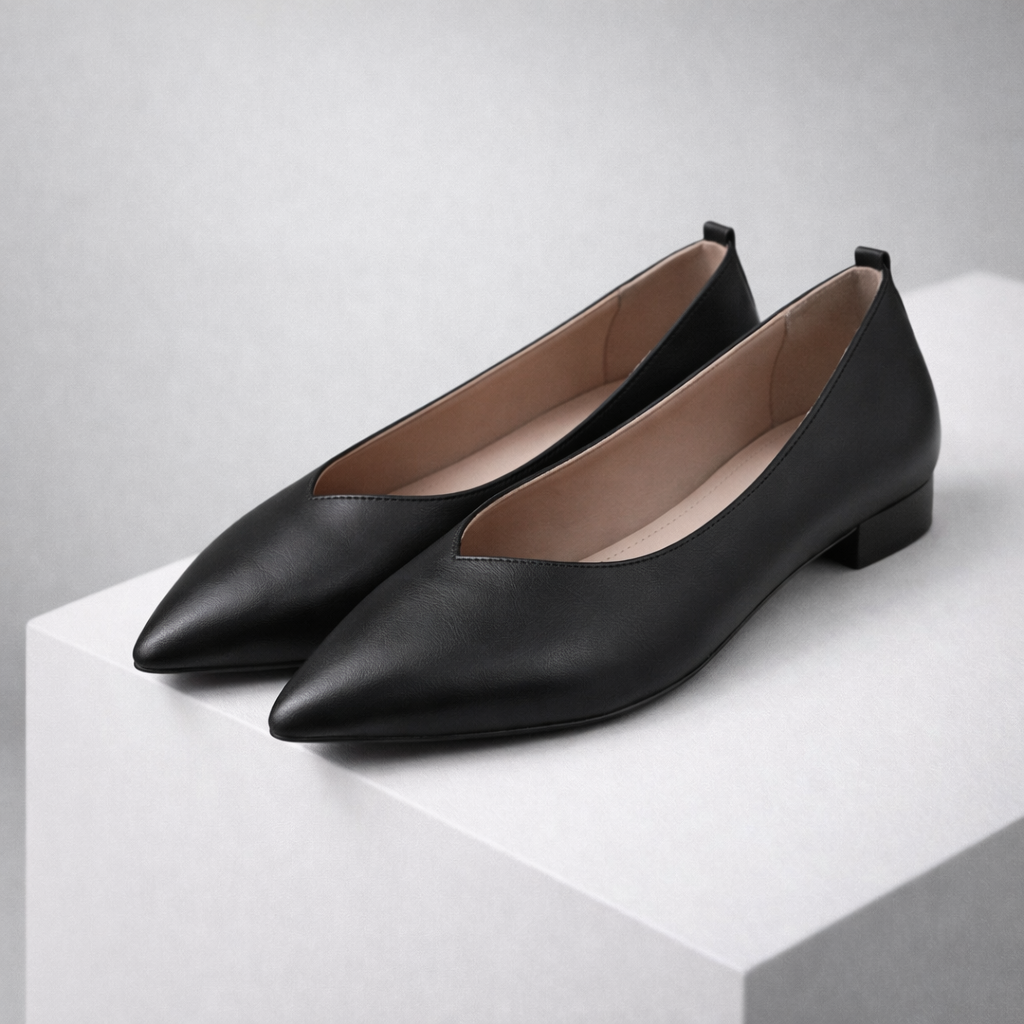 Women's Italian Leather Block Heel Orthopedic Pumps