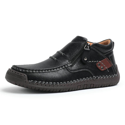Men's Genuine Leather Orthopedic Ankle Shoes