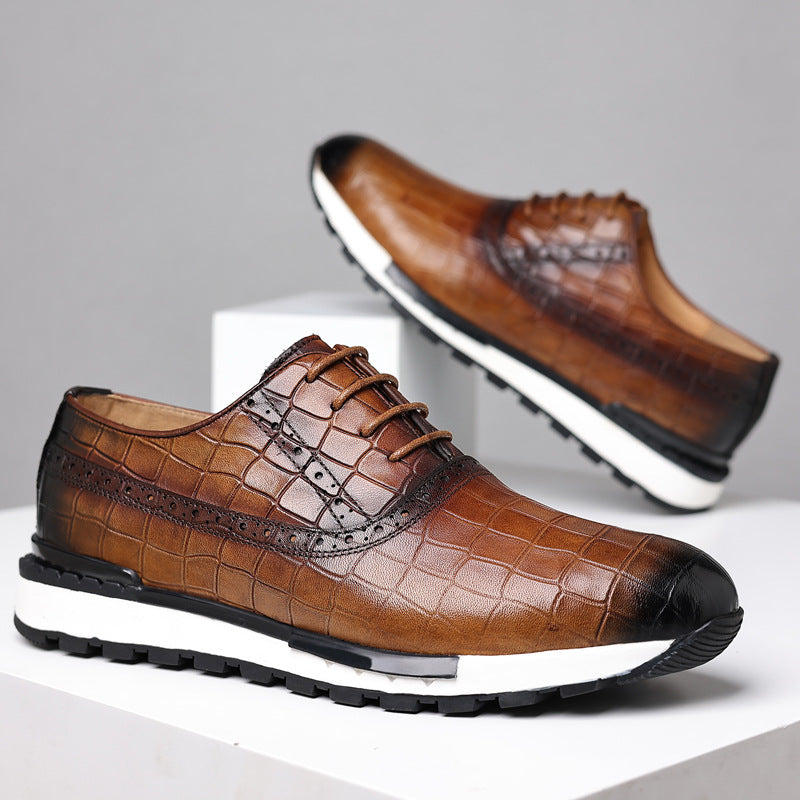 Men's Genuine Leather Orthopedic Dress Shoes