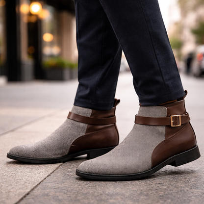Montari Leather Chelsea Boots