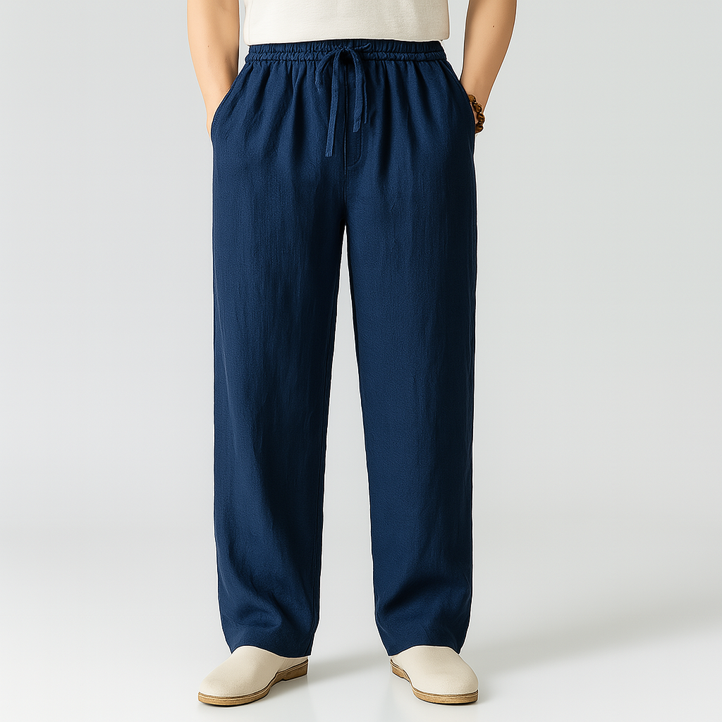 Men's Linen Drawstring Pants
